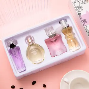 Perfumes importados para senhoras, conjunto original frança 25ml * 4, perfume feminino de alta qualidade