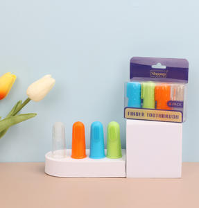 Kit de cepillo de dientes <span class=keywords><strong>para</strong></span> mascotas de 4 colores a <span class=keywords><strong>precio</strong></span> de fábrica | Diseño de dedo suave | <span class=keywords><strong>Limpieza</strong></span> dental <span class=keywords><strong>para</strong></span> <span class=keywords><strong>perros</strong></span> y gatos - Product Image 4