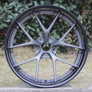 Jantes de voiture forgées noires sportives en alliage concave 19 20 pouces, colorées 5x105 20x10, pour <span class=keywords><strong>BMW</strong></span> X5 F10 E46 E60 - Vente en gros - Product Image 4