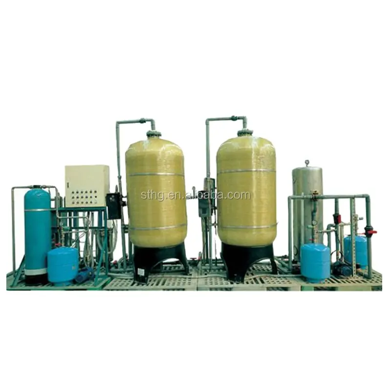 대용량 이온 교환기 시스템 혼합 침대 Deionizer 산업 Demineralized 물 장비