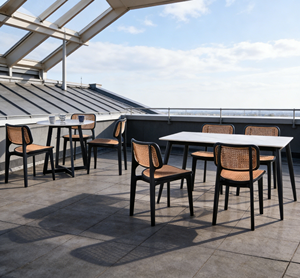 Mesas y Sillas de Grado Comercial para Cafetería, Muebles Duraderos para Restaurante, <span class=keywords><strong>Terraza</strong></span> y <span class=keywords><strong>Bar</strong></span> - Product Image 1