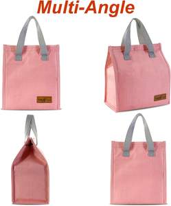 Tas Pendingin Termal Portabel Anti Bocor, Tas Makan Siang Bento, Tas Jinjing untuk Kantor/Sekolah/Piknik - Product Image 6