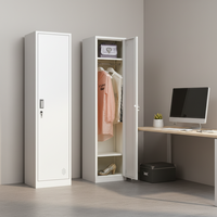 Armoire de rangement en acier, armoire à dossiers, casier en acier, haute qualité, 4 tiroirs, design moderne pour bureau ou dortoir