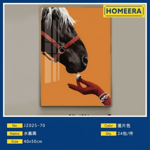 Cornice oro nero cristallo arte 40x50cm accenti da parete con carta e pellicola temperata 24 pezzi Per scatola - Product Image 1