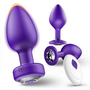 Vibrador Anal de Silicona, Masajeador de Próstata con Control Remoto, 10 Modos de Vibración, Impermeable, Juguetes Sexuales para Hombres, Mujeres y Parejas - Product Image 6