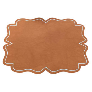 Tovaglietta Americana in Similpelle Arancione 35x48cm - Product Image 1