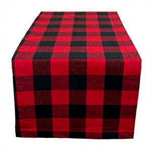 Mantel Cuadrado de Algodón Hecho a Mano, Estilo Simple, Estampado Geométrico Blanco, Lavable y Personalizable, para Comedor - Product Image 2