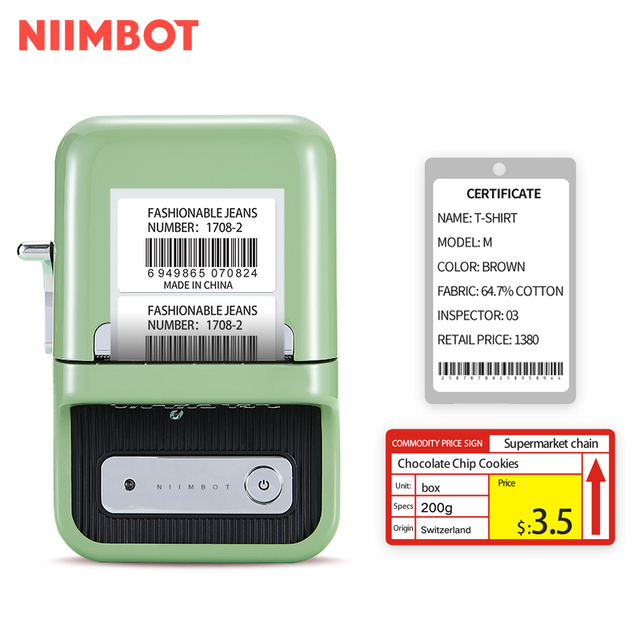 2022 Niimbot Other Label Printers B21 Portable Mini Thermal Sticker Label Maker for Name Sticker Price Tag