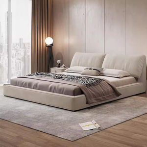 <span class=keywords><strong>Letto</strong></span> con Piattaforma Imbottito in Velluto di Lusso con Struttura in Legno Massello e <span class=keywords><strong>Testiera</strong></span> Imbottita, Adatto per Camere da <span class=keywords><strong>Letto</strong></span>, Hotel, Appartamenti e Altro Ancora - Product Image 1