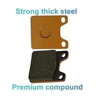 Plaquettes de frein arrière en titane de pièces de Go-Karts de haute qualité d'usine pour systèmes de freinage Kart Republic KR2 Mad-Croc BRM EVO