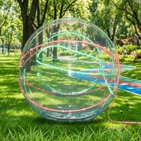 Ballon de football à bulles gonflable en PVC/TPU, écologique, non toxique, durable, amusant, de haute qualité, taille personnalisable, logo personnalisé, vente chaude