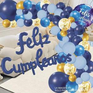 Ballons décoratifs ronds en latex métallique, 85 pièces, décorations de fête d'anniversaire pour enfants - Product Image 1