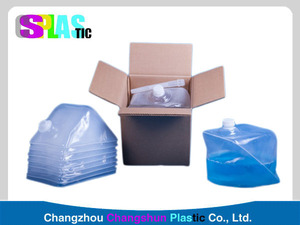 Metasequoia 5/10/20 litres sac à <span class=keywords><strong>eau</strong></span> transparent de qualité alimentaire givré seau souple robinet pliable produit <span class=keywords><strong>d</strong></span>'injection bidon - Product Image 3