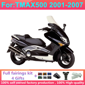 Nuevos Kits de Carenado de Motocicleta ABS Compatibles con Yamaha TMAX500 2001 2002 2003 2004 2005 <span class=keywords><strong>2006</strong></span> 2007 <span class=keywords><strong>TMAX</strong></span> <span class=keywords><strong>500</strong></span>, Kit Completo de Carrocería - Product Image 2