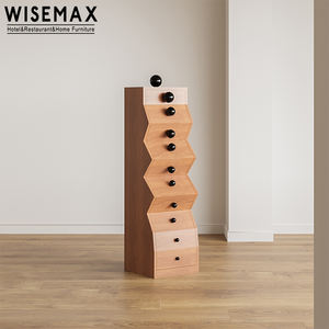 WISEMAX FURNITURE cassettiera <span class=keywords><strong>ad</strong></span> <span class=keywords><strong>angolo</strong></span> multifunzionale in legno massello di alta qualità <span class=keywords><strong>per</strong></span> soggiorno - Product Image 3