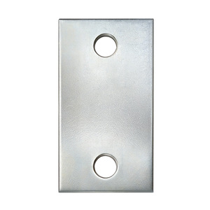 Connecteur de garde-corps en acier galvanisé 50x100 60x120 rectangulaire, en acier au carbone Q235 zingué, pour fixation par soudage - Product Image 1