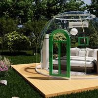 Jardin extérieur partie luxe clair PC feuille dôme igloo étoile bulle maison