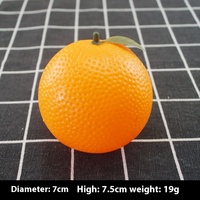 Gesimuleerde Oranje Schuim Fruit Fotografie Schieten Nep Oranje Model Voor Kerst Keuken Halloween Decor Kunstfruit
