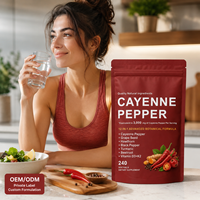 240 gélules molles d'extrait naturel de piment de Cayenne de qualité supérieure pour adultes – Soutien antioxydant, santé cardiaque et digestive