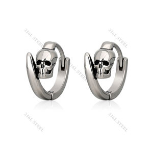 जीएन सर्जिकल स्टील भेदी जोड़े थोक स्टेनलेस स्टील इयररिंग रिंग रिंग रिंग महिला पुरुष के लिए रिंग कान की अंगूठी - Product Image 5