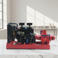 Pompa Sentrifugal Multi Tahap Horizontal Tekanan Tinggi Komersial Bertenaga Listrik Diesel Set Tetes Air Limbah Besi Cor LANCO