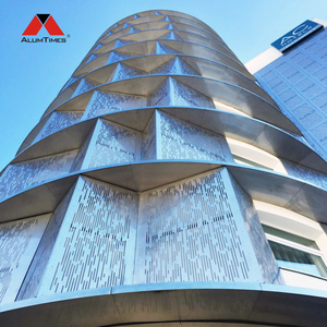 Alumtimes mashrabiya <span class=keywords><strong>Laser</strong></span> Cut hiện đại được thiết kế Xây Dựng Thương mại mặt tiền hệ thống hợp kim nhôm tấm Tường & bảng cho ngoài trời - Product Image 4