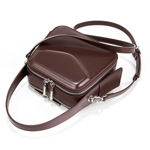 Sac à main en cuir véritable personnalisé de haute qualité, fabrication originale OEM, sac à bandoulière rétro pour femmes, sac à bandoulière de créateur pour femmes - Product Image 2