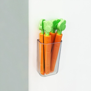 Carrot Sealing Clips 5-Pack Plastic Magnetic Food Bag Closure For Snack Packaging - Product Image 2