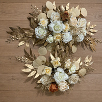 Fleurs artificielles pour mariage, décoration de mariage, panneau de bienvenue, décoration d'arche, fleurs de mariage