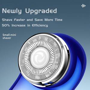 Mini Electric Portable Hotel Use Men's Rechargeable Waterproof IPX6 Triple Blade <b>Shaver</b> with 60 Min Working Time - Product Image 5