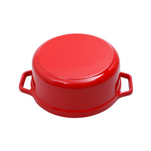 Cocotte <span class=keywords><strong>en</strong></span> <span class=keywords><strong>Fonte</strong></span> Émaillée Grande Capacité Antiadhésive, Marmite de Cuisson <span class=keywords><strong>en</strong></span> <span class=keywords><strong>Fonte</strong></span> Émaillée - Product Image 5