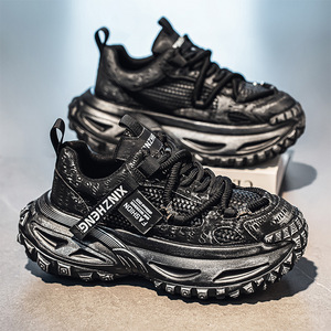 Nouvelles Chaussures de Course Homme Automne/Hiver 2026 Style Coréen Tendance Semelle Épaisse en EVA Vintage Rehaussantes Décontractées Vente en Gros - Product Image 3