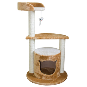 Griffoir pour chat de haute qualité, marque NUANBEI, MDF et sisal, écologique, vente en gros, lit de repos, tour, arbre à chat - Product Image 2