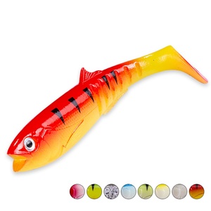 Bass Master 100mm 13.3g Leurre de pêche en eau salée Big Soft Rubber <span class=keywords><strong>Shad</strong></span> Swim Bait <span class=keywords><strong>pour</strong></span> Lake Stream Cibles Zander Pike Perch Species - Product Image 5