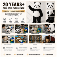 Costume gonflable d'ours en peluche de 2M/2.6M, robe de fête de mariage en fourrure avec cravate, costume de mascotte d'ours géant pour adulte