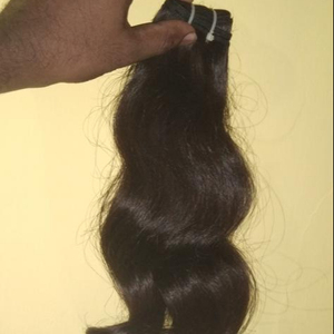 Tejido de cabello crudo virgen de templo indio 100%, sin desprendimiento ni enredos, el mejor cabello de la India - Product Image 6