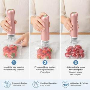 Sellador al Vacío Portátil Recargable <span class=keywords><strong>Master</strong></span>, 60kPa de Succión Potente, Máquina Eléctrica Versátil para Sellar Alimentos y Ropa - Product Image 3