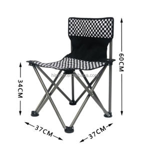 Petite chaise pliante <span class=keywords><strong>ultra</strong></span>-légère portable pour les loisirs en plein air, le camping, la pêche, la plage, avec accoudoirs - Product Image 2