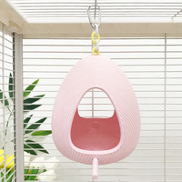 Nichoir écologique nid de perroquet suspendu 3D imprimé perroquet nichoir coloré nichoir pour petits oiseaux hamac acrylique maison