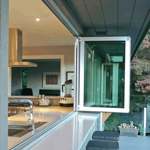 Ventana Plegable de Aluminio sin Marco para Balcón, Tipo Acordeón, Impermeable, Insonorizada, Tamaño Personalizado, Diseño Moderno - Product Image 2