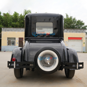 Voiture électrique vintage à succès – Véhicule de tourisme 5 <span class=keywords><strong>places</strong></span>, chariot touristique classique, voiture électrique vintage noire populaire - Product Image 3
