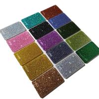 Feuille acrylique scintillante de 3mm 1/8 ", découpée sur mesure pour l'artisanat, la décoration, l'affichage et le design de mode.