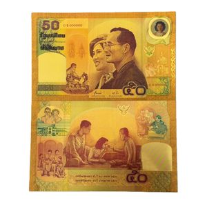 2026 Yeni Tayland Banknotu THB Banknotu 24 Ayar Altın Kaplama Koleksiyonluk - Product Image 1
