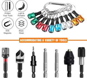 YouQi Zoll Sechs kant schaft Schlüssel bund Verlängerung Schrauben dreher <span class=keywords><strong>Bits</strong></span> Halter Sockel Adapter Bohrer Schnell wechsel Bit halter - Product Image 4