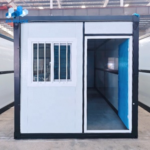 Maison conteneur pliable préfabriquée, modulaire, <span class=keywords><strong>portable</strong></span>, économique, pour camping, bureau ou habitation compacte, avec toilettes - Product Image 2