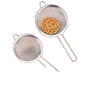 Panier de friture en acier inoxydable 304, grille de friture, cuillère ajourée perforée, passoire, écumoire à nouilles, écumoire à riz/nouilles - Product Image 1