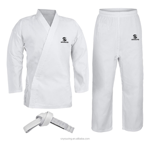 Chất Lượng Cao Biểu Tượng Tùy Chỉnh Thoải Mái Thoáng Khí Trắng Võ Thuật Đồng Phục Karate Quần Áo Karate Gi - Product Image 3