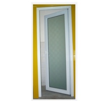 Portes de chambre et de toilettes en alliage d'aluminium de style européen avec isolation thermique pour hôtels et villas