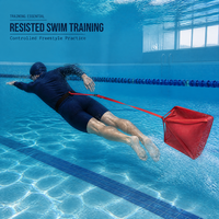Anpassbarer Schwimm-Fallschirm-Trainer mit Verstellbarem Widerstandsgurt 20cm 30cm 40cm für Schwimmkraft-Training