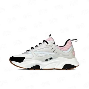Sneakers Dior B22 blanches à semelle épaisse, chaussures décontractées pour hommes et femmes, mode rétro, respirantes, chaussures athlétiques robustes - Product Image 3